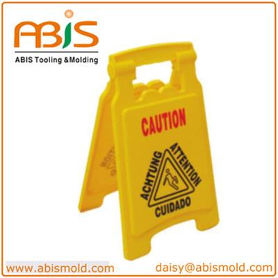 plastic traffic warning sign